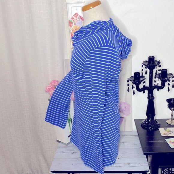 🌷 Columbia🌷 Omni Wick Advanced Evaporation Striped Long Hooded Top - Picture 4 of 9